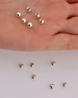 925 Sterling Silver 5mm Round Beads, Smooth Seamless Round Beads, Round Shape Beads, Seperator Beads, Jewelry Crafting Supplies, M3F