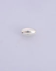 925 Sterling Silver Oval 12x7mm Beads, Solid 925 Rice Beads, Seamless Olive Beads, Barrel Shape Bracelet Spacer Beads, Jewelry Supplies, M1E
