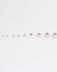 24K Gold Vermeil & 925 Plated Seamless Round Beads, Silver Round Beads in Gold, Round Shape Seperator Beads, Jewelry Supplies, M3/VM3 A-J