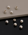 925 Sterling Silver Corrugated 6mm Round Beads, Seamless Round Beads, Solid Silver Round Shape Beads, Seperator Beads, Jewelry Supplies, M5D