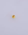 24K Gold Vermeil Diamond Cut 2.5 mm Round Beads, Silver Laser Multi Diamond Cut Beads in 24K, Moon Cut Spacer Beads, Jewelry Supplies, VM2A