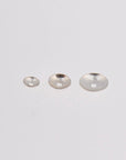 925 Sterling Silver & 24K Gold Vermeil Plain Round Bead Caps, Shiny Round Bead Caps, Round Spacer Bead Caps, Jewelry Making, V/M15A-B-C