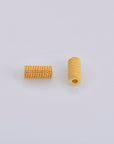 24K Gold Vermeil Tube Beads, Gold Plated Silver Tube Beads, Antique 925 Silver Spacer Tube Beads, Tube Beads For Jewelry Making, VM25