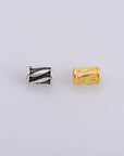 24K Gold Vermeil & 925 Silver Tube Beads, Antique Silver Tube Beads in Gold, Spacer Tube Beads, Tube Beads For Jewelry Making, M/VM26