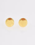 24K Gold 8mm Plated Seamless Round Beads, 925 Silver Round Beads in 24K Gold Vermeil, Round Shape Seperator Beads, Jewelry Supplies, VM3I