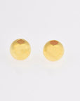 24K Gold 9mm Plated Seamless Round Beads, 925 Silver Round Beads in 24K Gold Vermeil, Round Shape Seperator Beads, Jewelry Supplies, VM3J