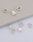 925 Sterling Silver Simple Bails, Solid Silver Pinch Bails, Solid Silver Plain Bails, Bail Charms, Findings For Jewelry Making, M32
