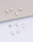 925 Sterling Silver Lobster Clasp, Solid Silver Trigger Clasp, Spring Clasp, Jewelry Crafting Supplies, Jewelry Making Findings, M54A-D
