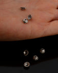 925 Silver Sterling 6mm to 8.5mm Bead Caps, Silver Bead Caps, Oxidized Solid Silver Bead Caps, Spacer Bead Caps, Jewelry Supplies, M8A-B-C