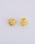 24K Gold Vermeil 6.5mm Bead Caps, Gold Plated Bead Caps, 925 Solid Silver Bead Caps in Gold, Spacer Bead Caps, Jewelry Craft Supply, VM9