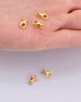 24K Gold Vermeil Clasp, 925 Sterling Silver Lobster Clasp, Trigger Clasp, Jewelry Crafting Supplies, Jewelry Making Findings, VM54ABCD
