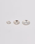 925 Silver Plain 4mm to 7mm Round Bead Caps, Solid Silver Shiny Round Bead Caps, Smooth Round Spacer Bead Caps, Jewelry Supply, M15A-C