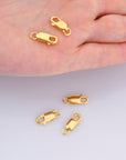 24K Gold Vermeil Lobster Clasp, 925 Solid Silver Trigger Clasp, Gold Plated Spring Clasp, Jewelry Supplies, Jewelry Making Findings, VM55B