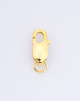 24K Gold Vermeil Lobster Clasp, 925 Solid Silver Trigger Clasp, Gold Plated Spring Clasp, Jewelry Supplies, Jewelry Making Findings, VM55C