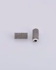 925 Sterling Silver Tube Beads, Antique Silver Tube Beads, Silver Spacer Tube Beads, Oxidized Silver Tube Beads For Jewelry Making, M25