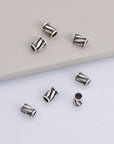 925 Silver Antique Silver Tube Beads, Silver Tube Beads, Silver Spacer Tube Beads, Oxidized Silver Tube Beads For Jewelry Making, M26