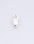 925 Sterling Silver Lobster Clasp, Solid Silver Trigger Clasp, Silver Spring Clasp, Jewelry Making Supplies, Jewelry Making Findings, M55A