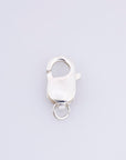 925 Sterling Silver Lobster Clasp, Solid Silver Trigger Clasp, Silver Spring Clasp, Jewelry Making Supplies, Jewelry Making Findings, M55D