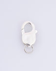 925 Sterling Silver Lobster Clasp, Solid Silver Trigger Clasp, Silver Spring Clasp, Jewelry Making Supplies, Jewelry Making Findings, M55E