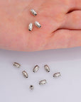 925 Sterling Silver Tube Beads, Antique Silver Barrel Shape Tube Beads, Oxidized Silver Tribal Tube Beads, Jewelry Making, M27