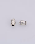 925 Sterling Silver Tube Beads, Antique Silver Barrel Shape Tube Beads, Oxidized Silver Tribal Tube Beads, Jewelry Making, M27
