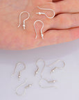 925 Sterling Silver Ear Wires, Solid Silver Earring Hooks, SilverB all Ear Wires, Earrings Making Supply, Jewelry Making Findings, M39