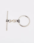 925 Sterling Silver Toggle Clasps, Solid Silver Toggle Clasp, Antique Silver Toggle Clasp Set, Jewelry Supplies, Jewelry Findings, M60A