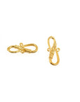 24K Gold Vermeil S Clasps, Antique Silver Hook Clasps, 925 Sterling Silver Connectors in Gold, Jewelry Supplies, Jewelry Findings, VM64A