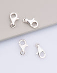925 Sterling Silver Lobster Clasp, Solid Silver Trigger Clasp, Silver Spring Clasp, Jewelry Crafting Supplies, Jewelry Making Findings, M54D