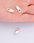 925 Sterling Silver Lobster Clasp, Solid Silver Trigger Clasp, Silver Spring Clasp, Jewelry Making Supplies, Jewelry Making Findings, M55B