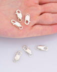 925 Sterling Silver Lobster Clasp, Solid Silver Trigger Clasp, Silver Spring Clasp, Jewelry Making Supplies, Jewelry Making Findings, M55C