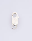 925 Sterling Silver Lobster Clasp, Solid Silver Trigger Clasp, Silver Spring Clasp, Jewelry Making Supplies, Jewelry Making Findings, M55C