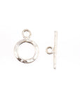 925 Silver Toggle Clasps, Solid Silver Toggle Clasp, Silver Plated Organic Toggle Clasp Set, Jewelry Supply, Jewelry Findings, M57B