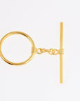 24K Gold Vermeil Toggle Clasps, 925 Solid Silver Toggle Clasp, Gold Plated Antique Toggle Clasp Set, Jewelry Supply, Jewelry Findings, VM60B