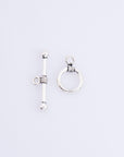 925 Sterling Silver Toggle Clasps, Solid Silver Toggle Clasp, Silver Plain Toggle Clasp Set, Jewelry Making Supplies, Jewelry Findings, M61