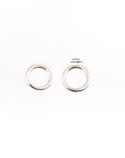 925 Sterling Silver Dia 9.3 mm & Ga.14 Open Jump Rings, tough, High Quality in , 3 Pces, Jewelry Supplies, Findings M68 D