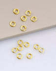 24K Gold Vermeil Dia 5 mm & Ga.18 Open Jump Rings, tough, 925 Silver Open Jump Rings, Jewelry Supplies, Findings, VM68B