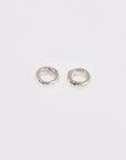 24K Gold Vermeil and 925 Silver Closed Separator Jump Rings, Closed hollow rings, Ring Jewelry Findings, M/VM69 A&B
