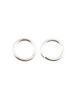925 Sterling Silver Open Jump Rings, tough, High Quality Dia 11.5mm & Ga.14 in Silver, 3 Pces, Jewelry Supplies, Findings M68 E