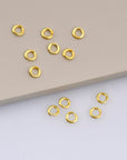 24K Gold Vermeil Dia 4.5mm & Ga.19 Open Jump Rings, High Quality Gold Vermeil, 925 Silver Open Jump Rings, Jewelry Supplies, Findings, M68A