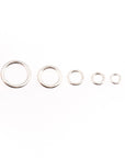 925 Silver and 24K Gold Plated Open Rings, Gold Vermeil & Sterling Open High quality Tough Jump Rings, Jewelry Supplies, M/VM68 A-E