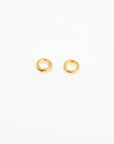 4 x 1.6 mm 925 Sterling Closed Ring Separators İn 24K Gold Vermeil 12 Pcs, Jewelry Findings, VM69B