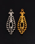 925 Sterling Silver & 24K Gold Vermeil Chandelier Component for Earring, Chandelier Connector, Chandelier Shape Jewelry Findings, SV1/S1