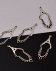 925 Sterling Silver Chandelier Component for Earring, Pendants, Solid Silver Chandelier Connectors, Chandelier Shape Jewelry Findings, S2