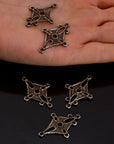 925 Sterling Silver & 24K Gold Vermeil Chandelier Component for Earring, Pendants, Chandelier Connector, Jewelry Findings, SV3/S3