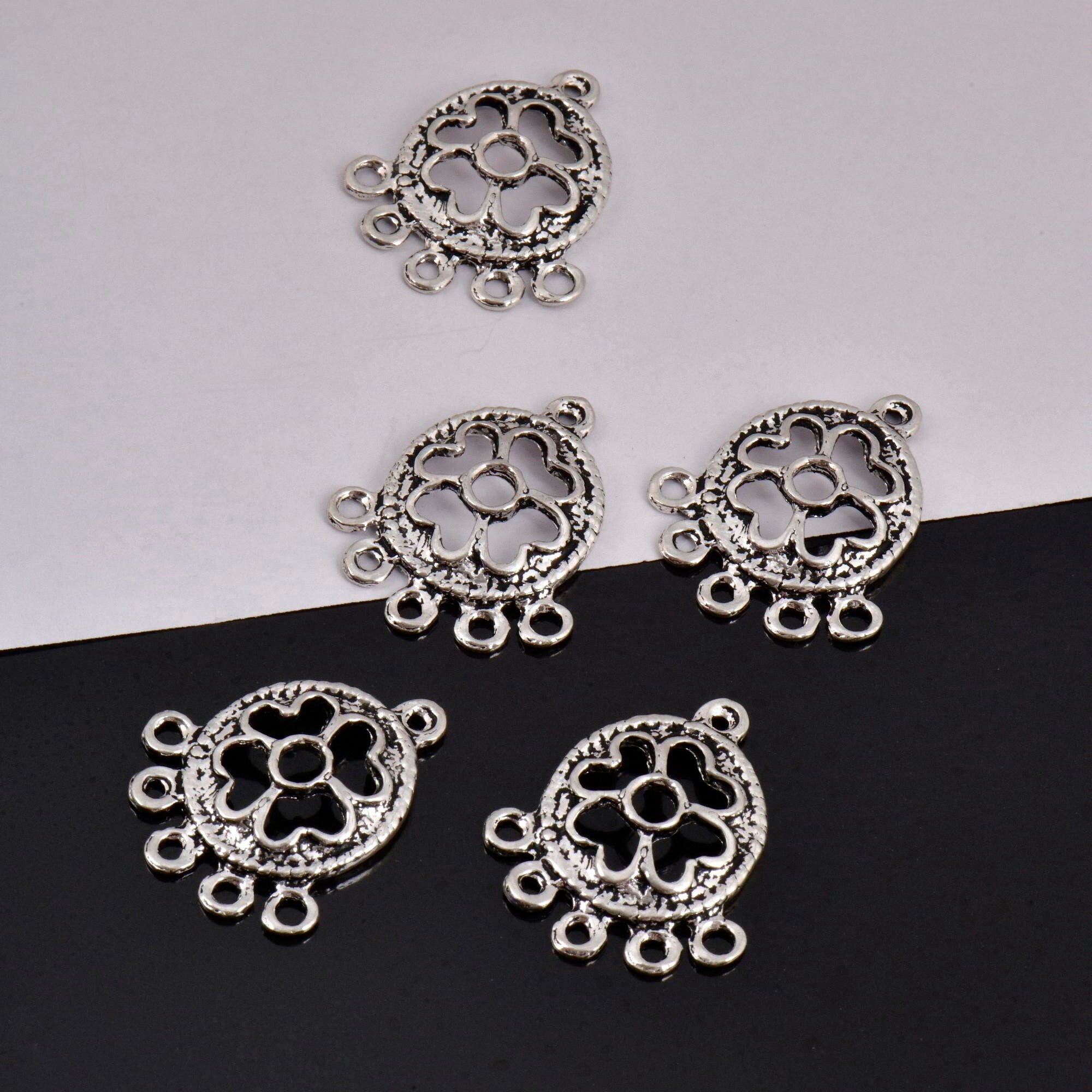 925 Sterling Silver Chandelier Component for Earring, Pendants, Solid Silver Chandelier Connectors, Chandelier Shape Jewelry Findings, S4