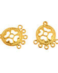 24K Gold Vermeil Chandelier Component for Earring, Pendants, 925 Sterling Silver Chandelier Connectors, Jewelry Findings, S4V