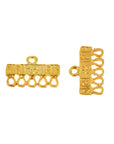 24K Gold Vermeil Chandelier Component for Earring, Pendants, 925 Sterling Silver Chandelier Connectors, Jewelry Findings, S5V