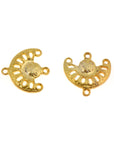 24K Gold Vermeil Chandelier Component for Earring, Pendants, 925 Sterling Silver Chandelier Connectors, Jewelry Findings, S6V