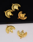925 Sterling Silver & 24K Gold Vermeil Chandelier Component for Earring, Pendants, Chandelier Connector, Jewelry Findings, SV6/S6